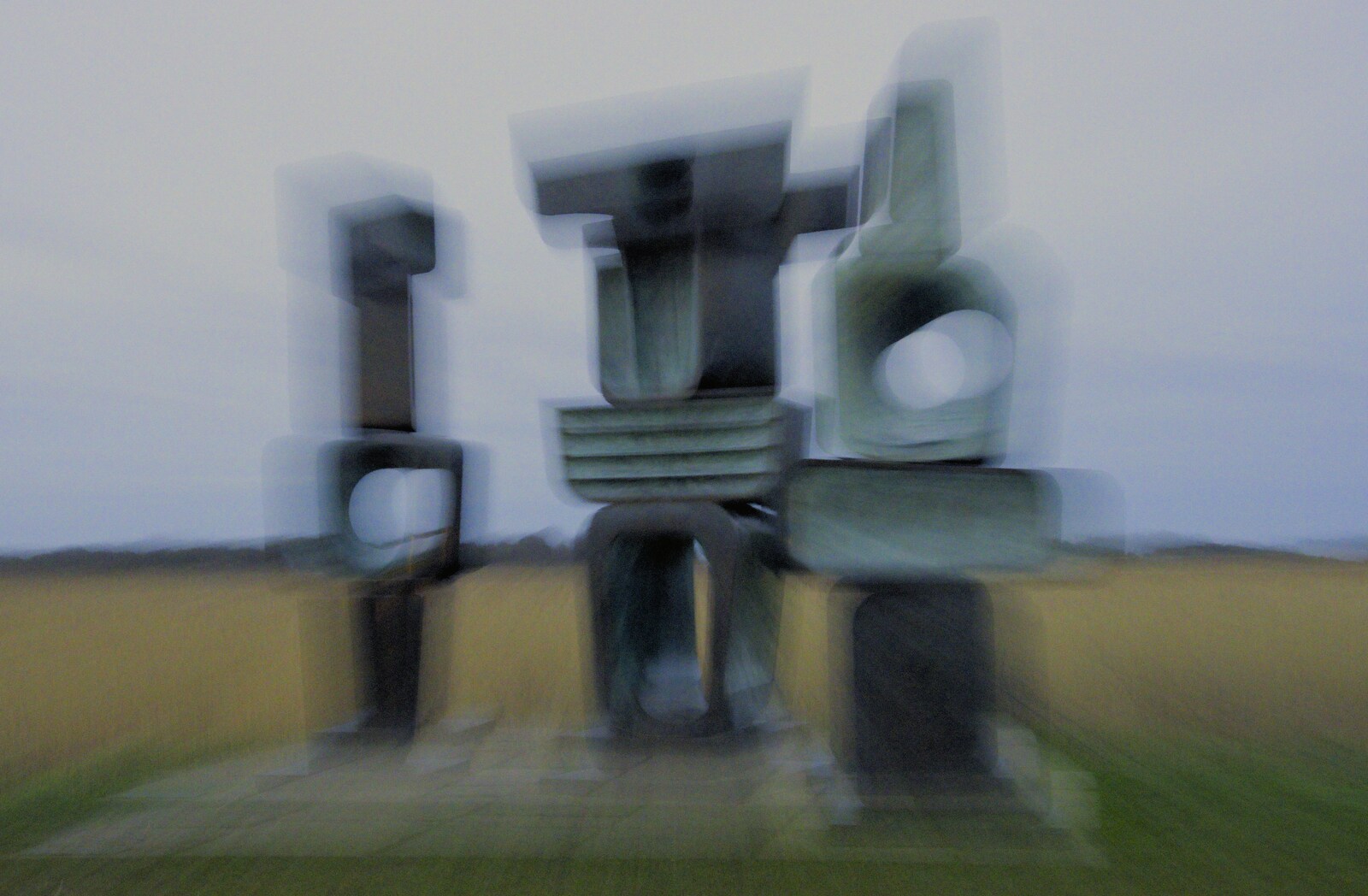 Barbara Hepworth's The Family of Man from Celebration at Snape Maltings, and an Irish Quiz, Brome, Suffolk - 13th March 2024