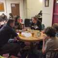 Our quiz table at Brome Village Hall, A Cricket Quiz, and a Postcard from Colchester, Essex - 25th March 2024