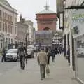 Looking up High Street to the iconic Water Tower, A Cricket Quiz, and a Postcard from Colchester, Essex - 25th March 2024