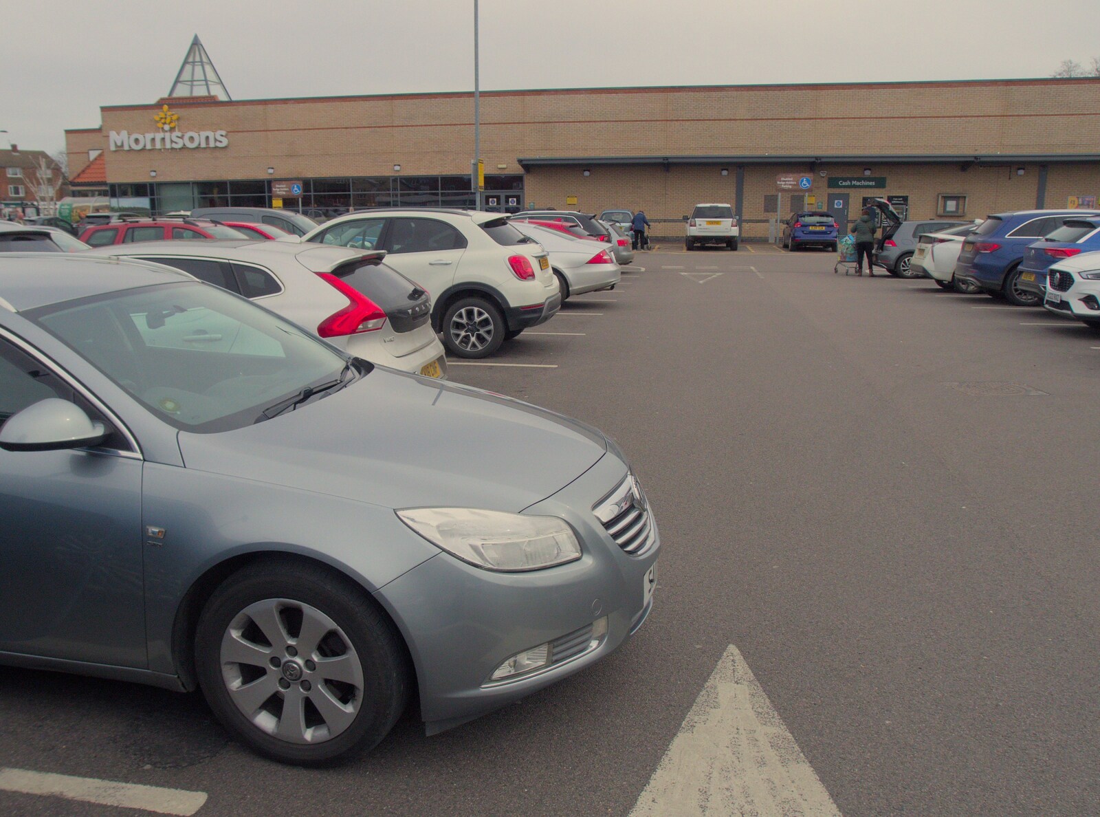 Quality parking in Morrisons car park from A Return to the Walks, Thornham, Suffolk - 1st April 2024