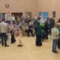 The crowds dissipate after the first performance, Shopping in Bury, and Celtic Nights at the Village Hall, Garboldisham, Norfolk - 6th April 2024