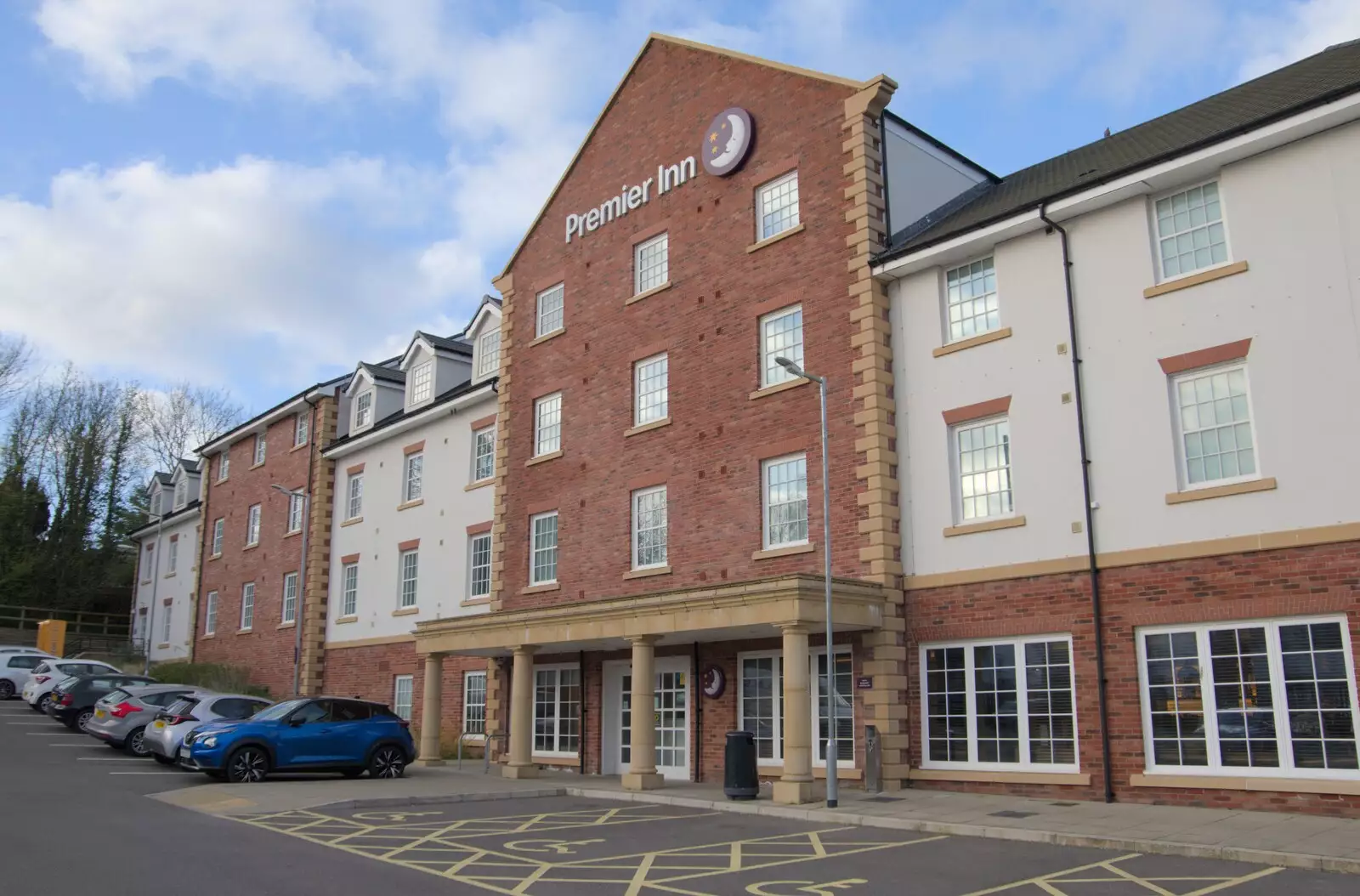 The Marlborough Premier Inn, from A Postcard from Marlborough and a Walk on the Herepath, Avebury, Wiltshire - 8th April 2024