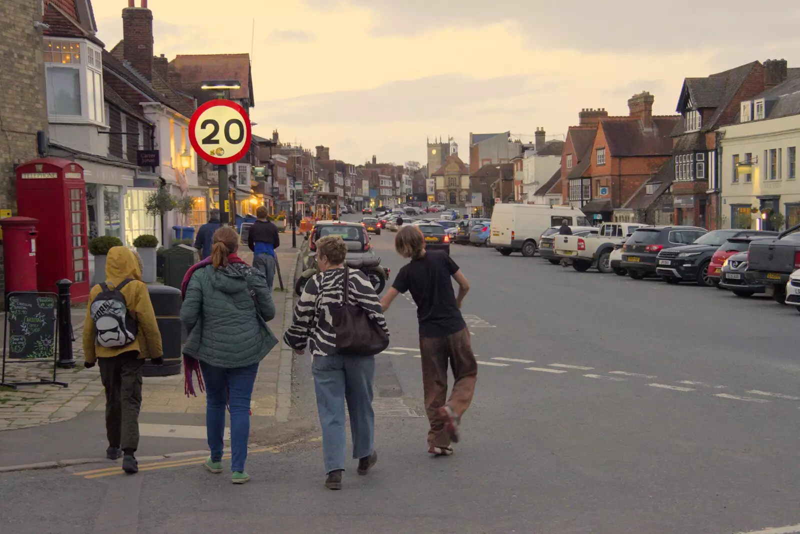 We look for dinner on High Street, from A Postcard from Marlborough and a Walk on the Herepath, Avebury, Wiltshire - 8th April 2024