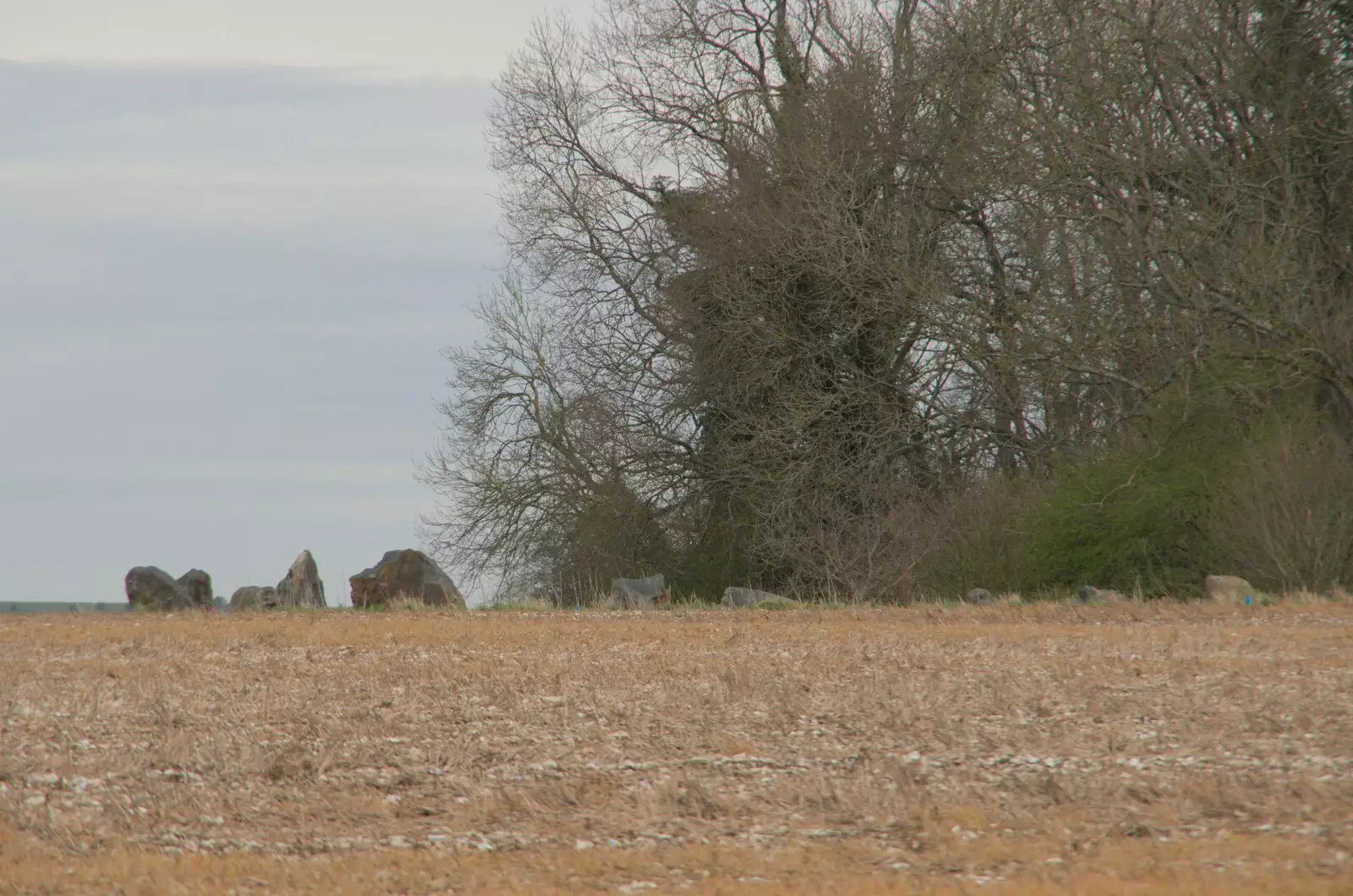 Manton Circle - a stone circle off the Herepath, from A Postcard from Marlborough and a Walk on the Herepath, Avebury, Wiltshire - 8th April 2024