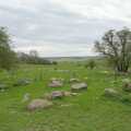 Piles of rocks and hawthorn bushes, A Postcard from Marlborough and a Walk on the Herepath, Avebury, Wiltshire - 8th April 2024
