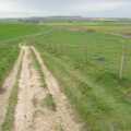 A rutted path leads down into Avebury, A Postcard from Marlborough and a Walk on the Herepath, Avebury, Wiltshire - 8th April 2024