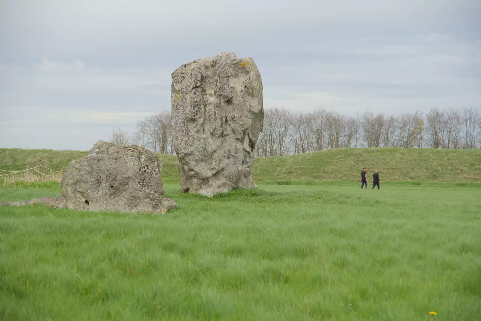 Avebury standing stones, from A Postcard from Marlborough and a Walk on the Herepath, Avebury, Wiltshire - 8th April 2024