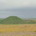 Silbury Hill is spotted as we drive back, A Postcard from Marlborough and a Walk on the Herepath, Avebury, Wiltshire - 8th April 2024