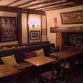 A timbered snug in the Green Dragon, A Postcard from Marlborough and a Walk on the Herepath, Avebury, Wiltshire - 8th April 2024