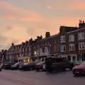 A nice sunset over Marlborough's High Street, A Postcard from Marlborough and a Walk on the Herepath, Avebury, Wiltshire - 8th April 2024