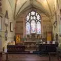 Inside St. Peter's church, A Postcard from Marlborough and a Walk on the Herepath, Avebury, Wiltshire - 8th April 2024