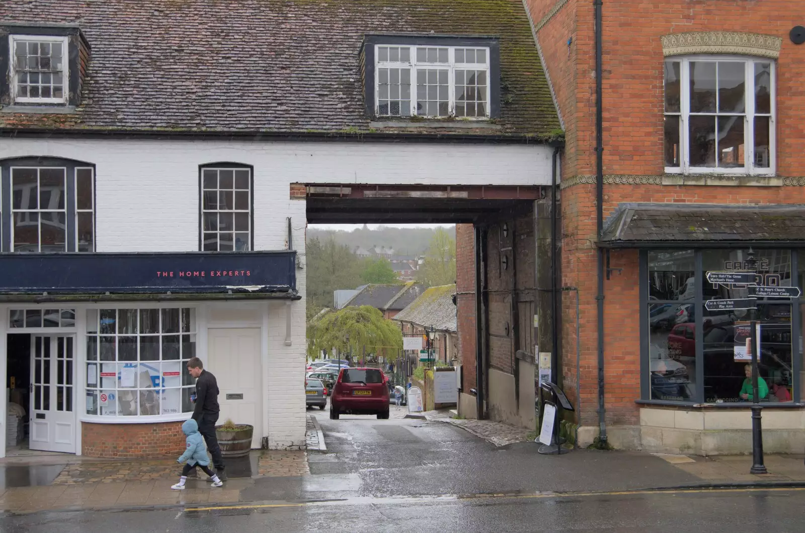 One of Marlborough's many former coaching arches, from A Postcard from Marlborough and a Walk on the Herepath, Avebury, Wiltshire - 8th April 2024