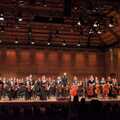 The Suffolk Youth Orchestra finishes Shostakovich 5, The Suffolk Youth Wind Orchestra at Snape Maltings, Suffolk - 10th April 2024