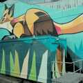 A big painted fox near Grand Canal Dock, A Couple of Days in Dublin, Ireland - 12th April 2024