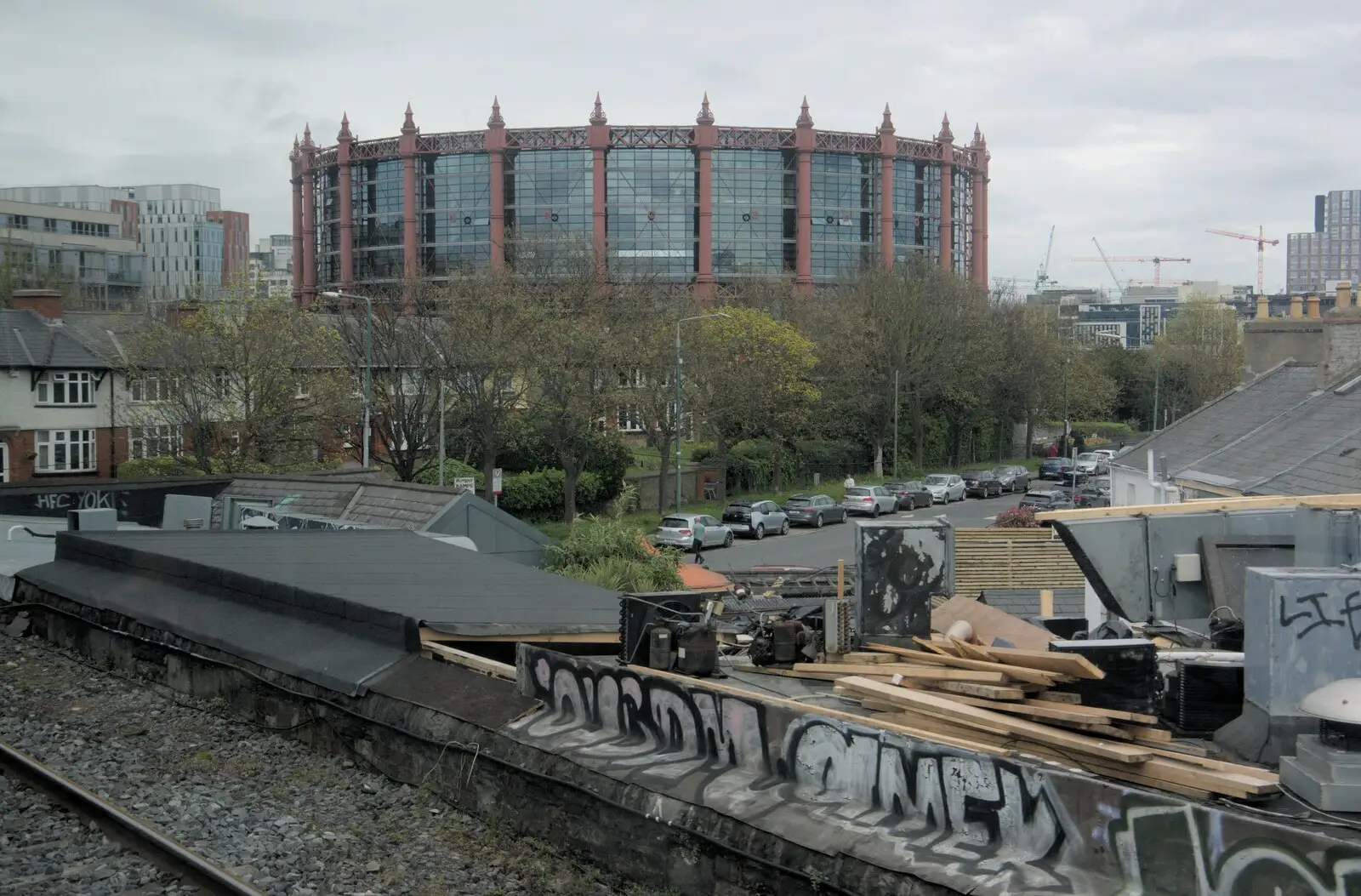 The converted gasometer , from A Couple of Days in Dublin, Ireland - 12th April 2024