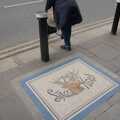 A nice pavement mosaic for the Stag's Head, A Couple of Days in Dublin, Ireland - 12th April 2024