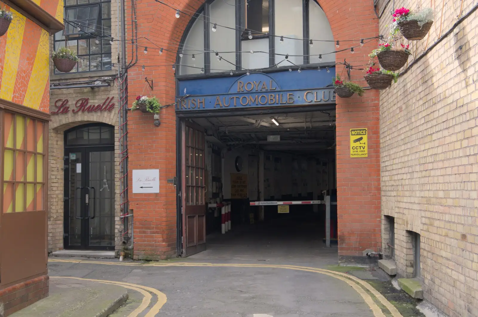 An entrance to the Royal Irish Automobile Club, from A Couple of Days in Dublin, Ireland - 12th April 2024