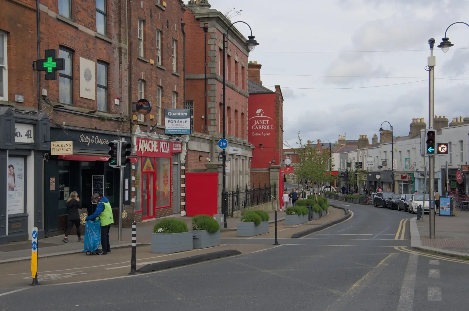 The defunct Apache Pizza on Main Street, from A Couple of Days in Dublin, Ireland - 12th April 2024