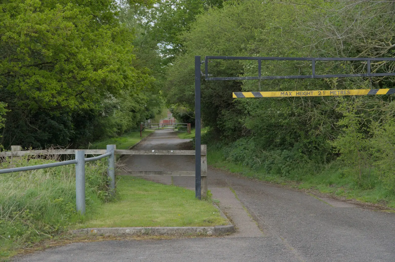 A section of the original A140, from A Walk to the Crossways Inn, Scole, Norfolk - 21st April 2024