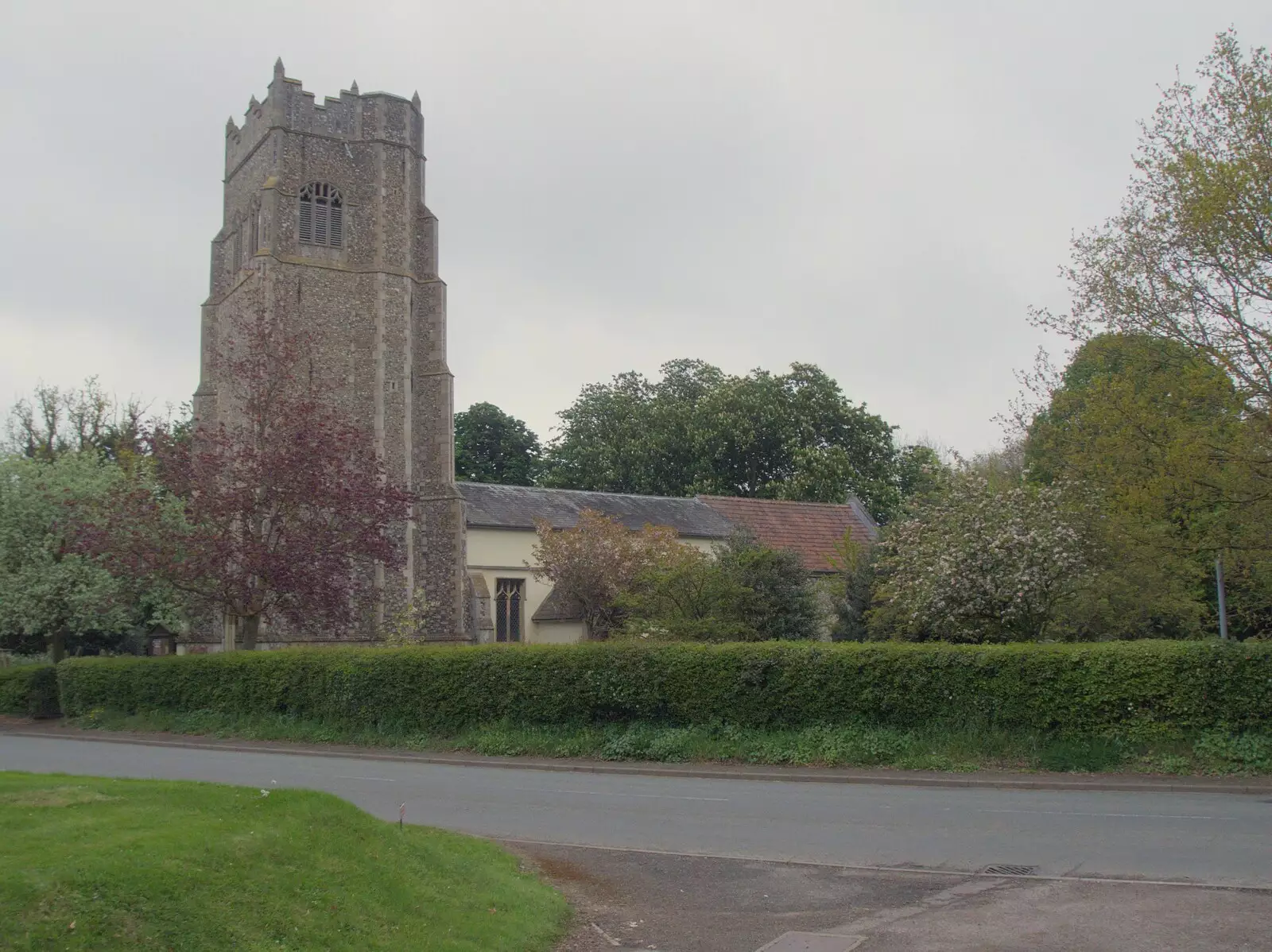 St. Mary's Church, Horham, from A Postcard From Horham, Suffolk - 27th April 2024