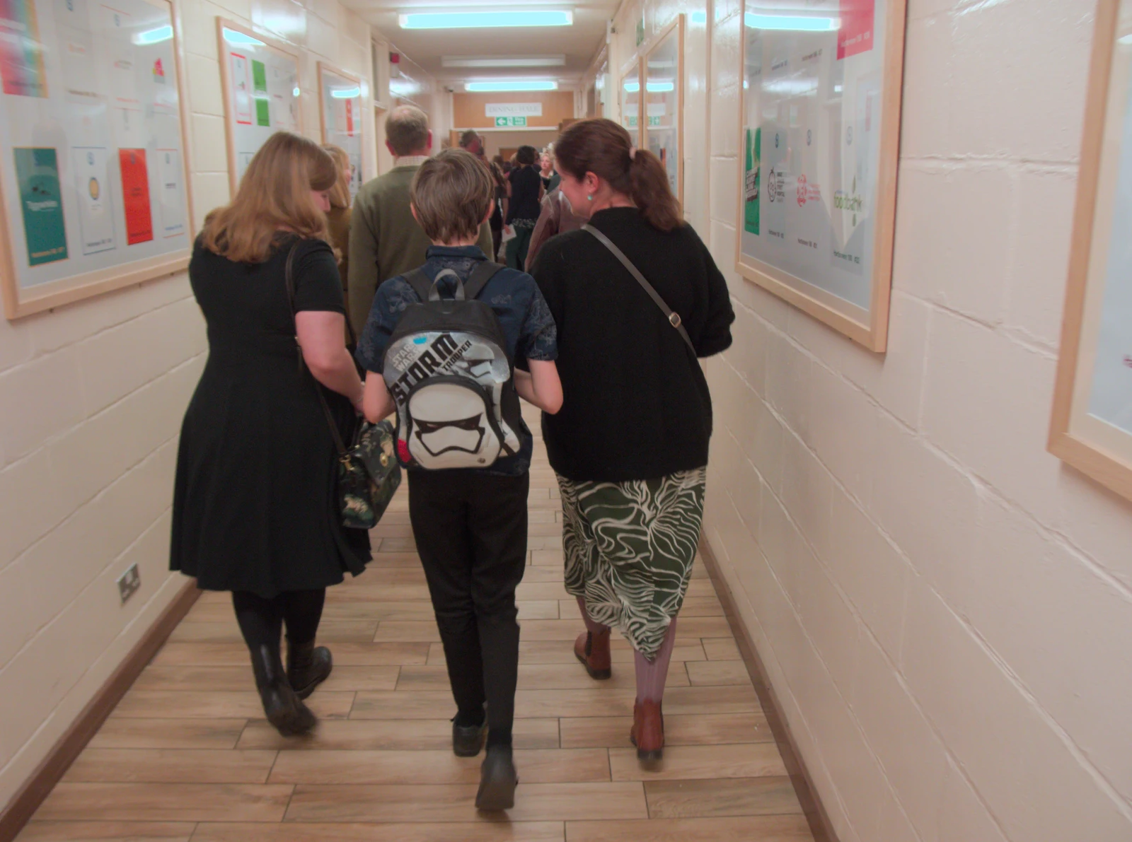 Wandering the sports-hall corridors, from The BSCC at The Lion, Debenham, Suffolk - 2nd May 2024