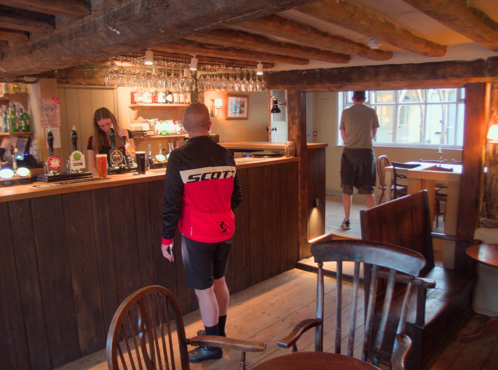 Phil wanders around as Gaz is at the bar, from The BSCC at The Lion, Debenham, Suffolk - 2nd May 2024