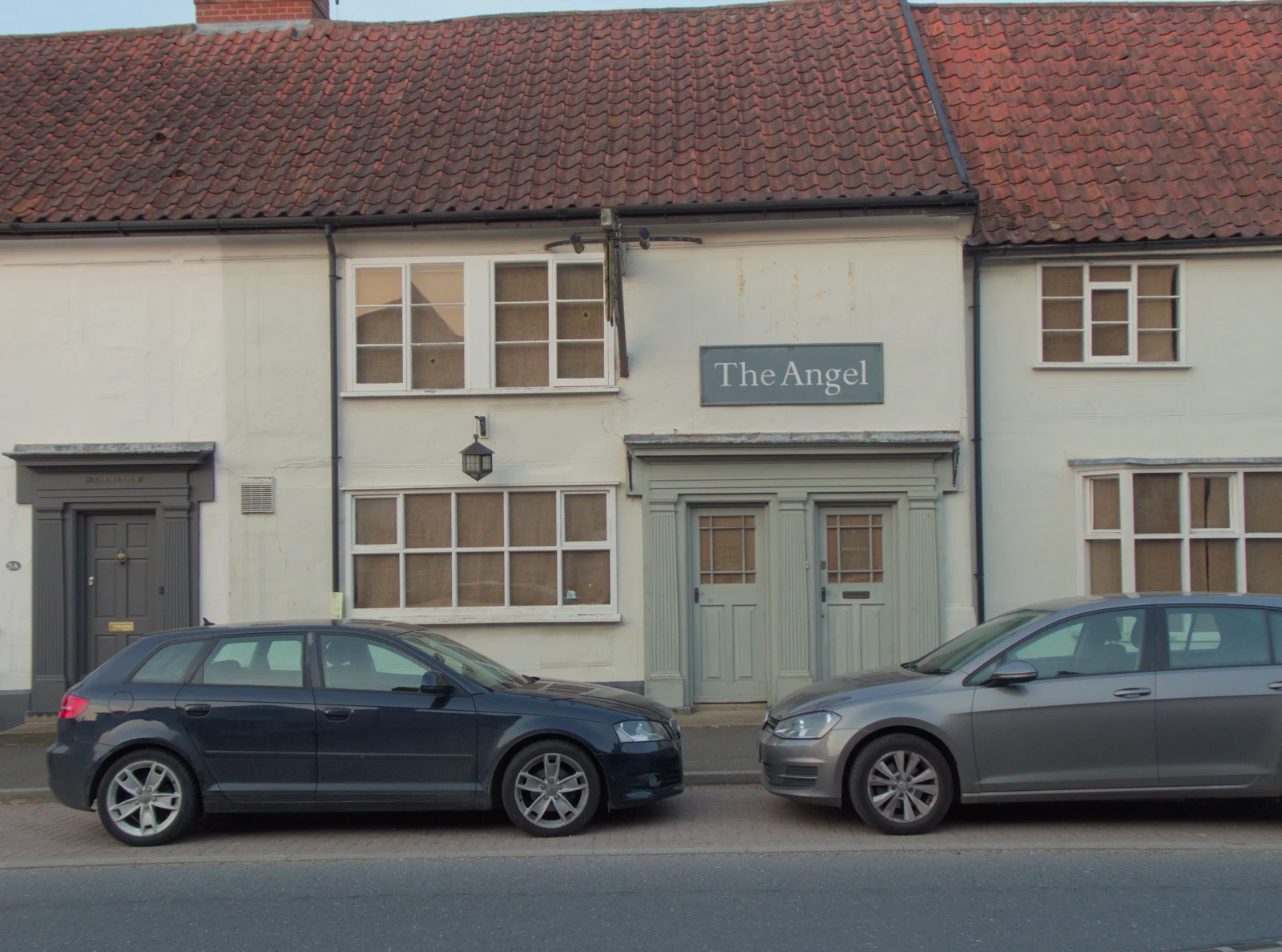 The former Angel pub, across the road, from The BSCC at The Lion, Debenham, Suffolk - 2nd May 2024