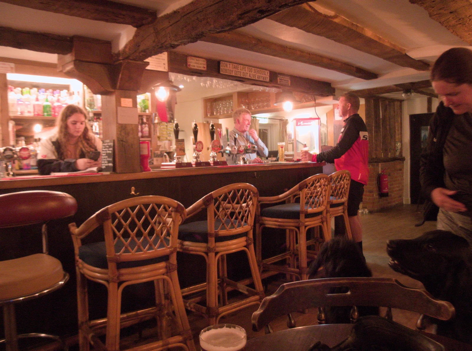 We're in the Beaky again, with the huge dog, from The BSCC at The Lion, Debenham, Suffolk - 2nd May 2024