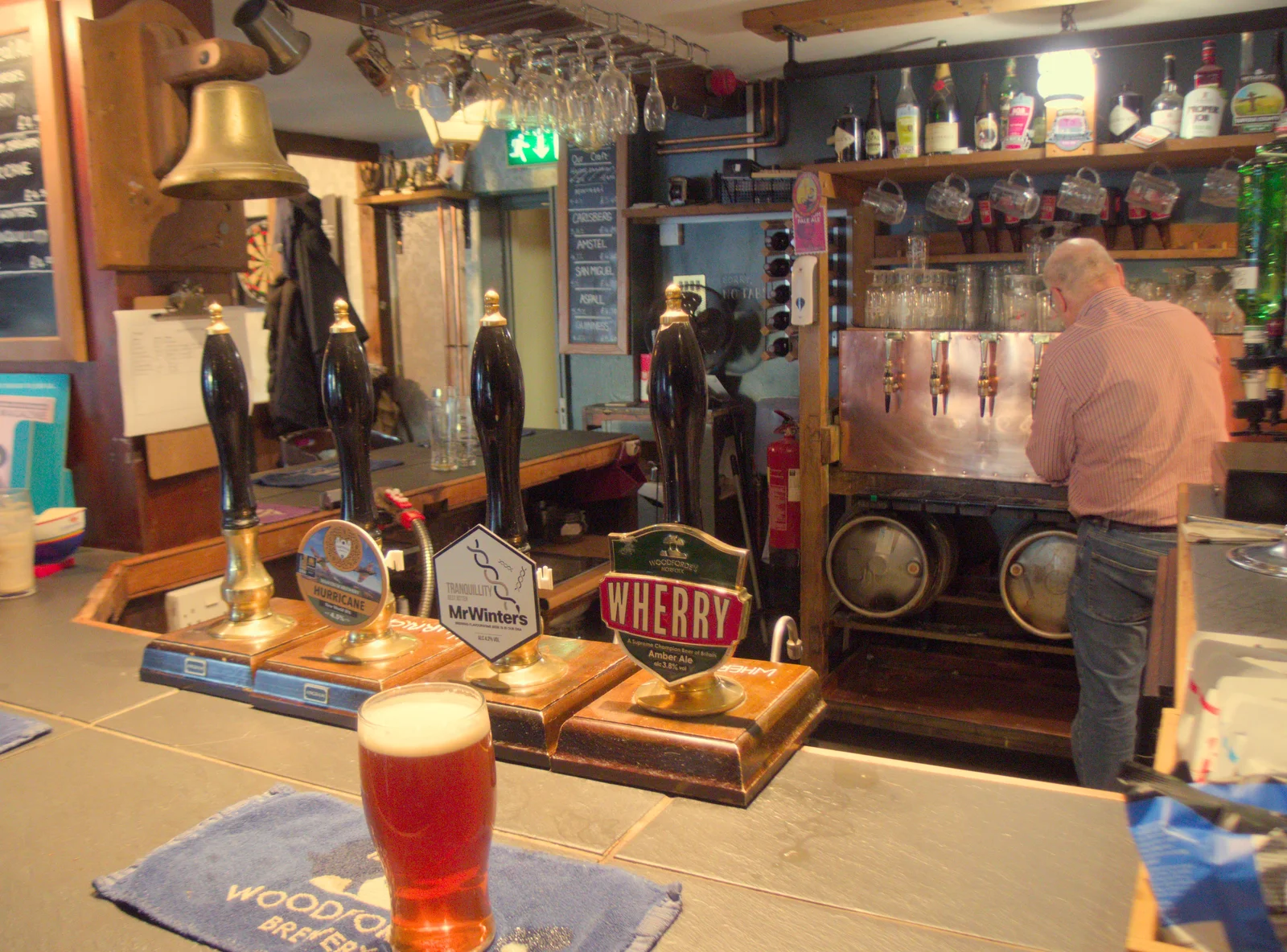 Nosher's beer at the Botesdale Greyhound, from A Trip to Beccles, and the BSCC at The Greyhound, Botesdale, Suffolk - 23rd May 2024