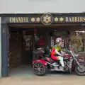 A big motor-tricycle at Emanuel barbers, A Trip to Beccles, and the BSCC at The Greyhound, Botesdale, Suffolk - 23rd May 2024