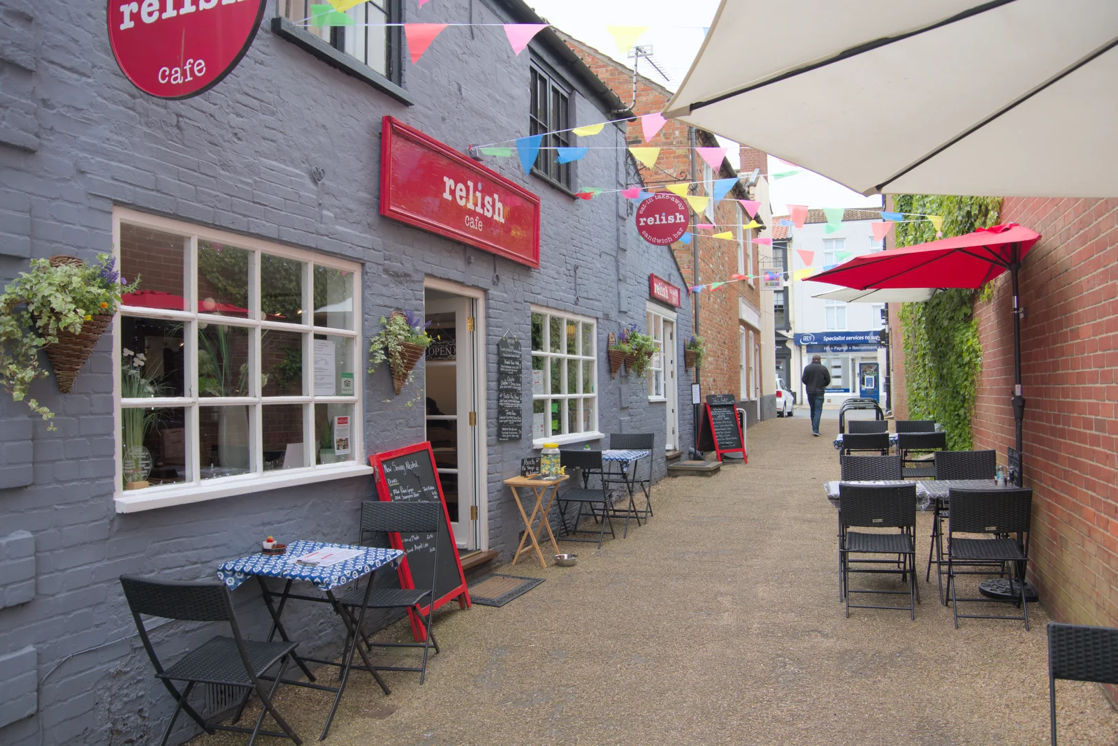 Relish café - our lunchtime stop, from A Trip to Beccles, and the BSCC at The Greyhound, Botesdale, Suffolk - 23rd May 2024