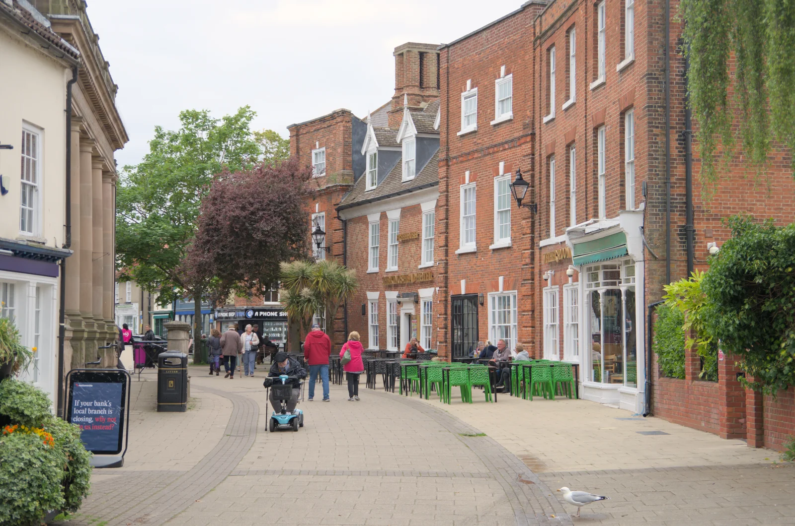 A view up Sheepsgate, from A Trip to Beccles, and the BSCC at The Greyhound, Botesdale, Suffolk - 23rd May 2024