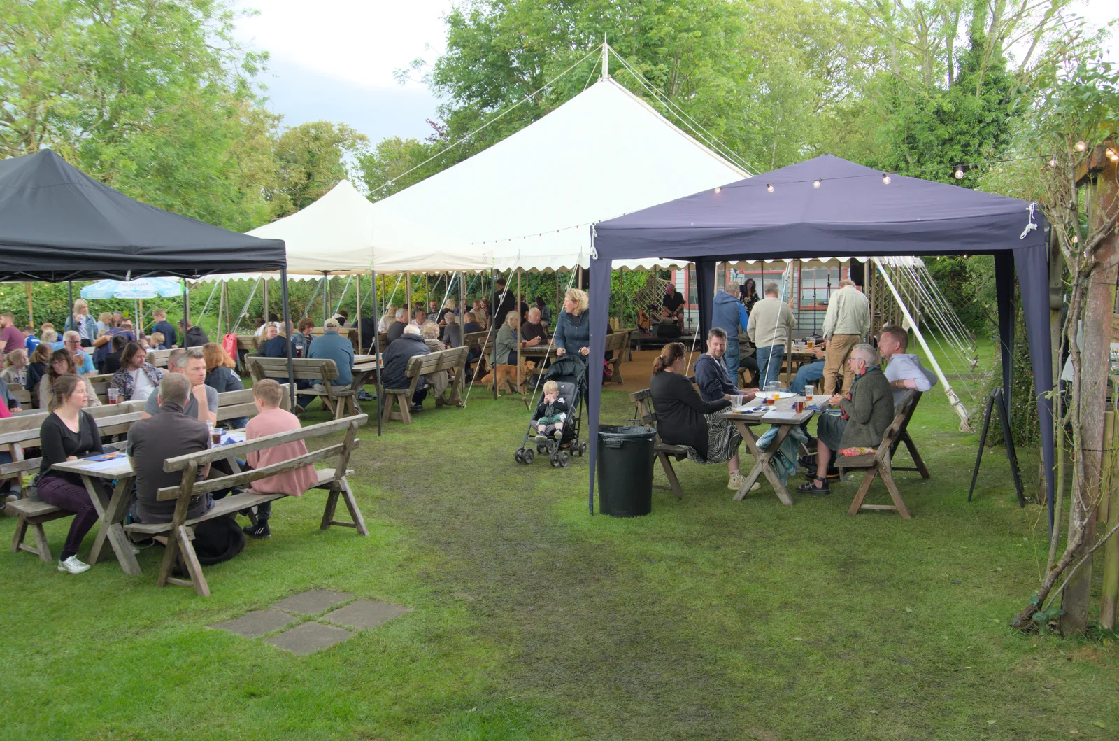 There's quite a good turn out, from LowFest at the Low House, Laxfield, Suffolk - 26th May 2024