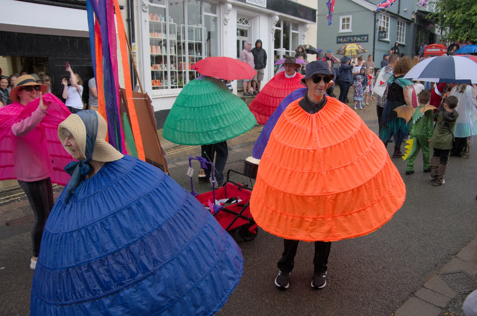 A society of bell ringers, from Saxtead Mill, Framlingham Gala and Chips on the Beach, Aldeburgh - 27th May 2024