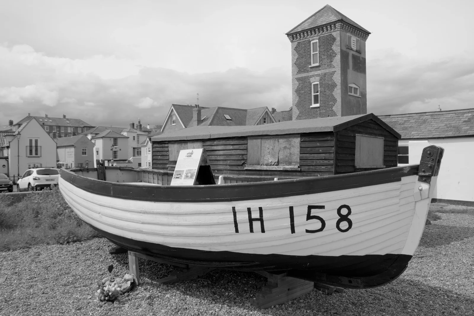 IH158 - the Four Daughters fishing boat, from Saxtead Mill, Framlingham Gala and Chips on the Beach, Aldeburgh - 27th May 2024