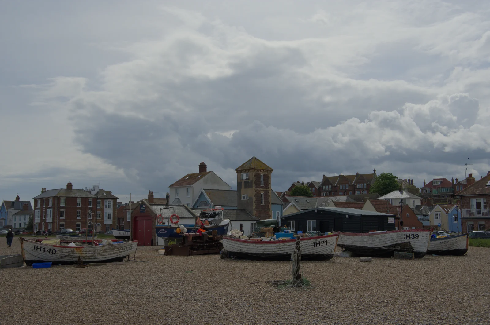 Clouds over Aldeburgh, from Saxtead Mill, Framlingham Gala and Chips on the Beach, Aldeburgh - 27th May 2024