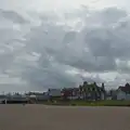 Clouds gather over the town, Saxtead Mill, Framlingham Gala and Chips on the Beach, Aldeburgh - 27th May 2024