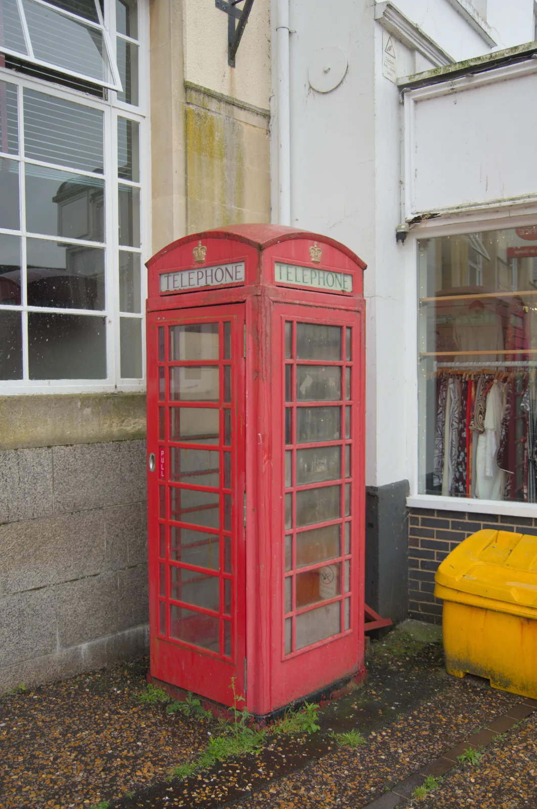 The K6 phone box outside the post office, from The Sutton Hoo Ship Reconstruction, The Longshed, Woodbridge - 29th May 2024