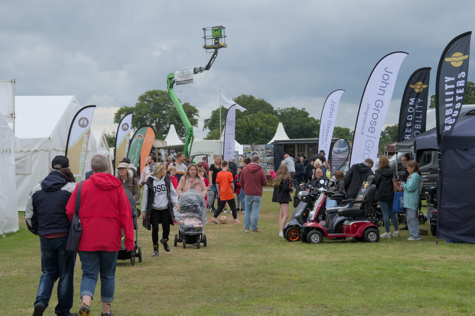 Another view of the Suffolk Show, from Fred and the SYWO at the Suffolk Show, Trinity Park, Ipswich - 30th May 2024