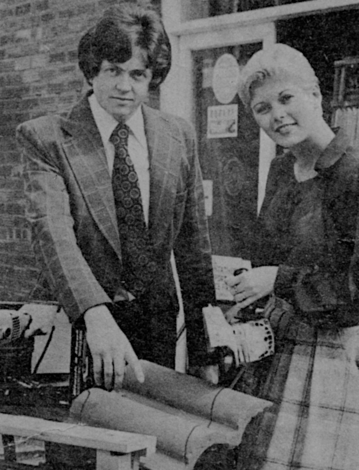 Ollie with Miss Anglia in the 1970s, from Ollie's 70th Birthday, The Handyman, Eye, Suffolk - 1st June 2024