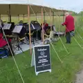 The band's sign , Sailing at the Lake, and the GSB at Mellis, Suffolk - 6th June 2024