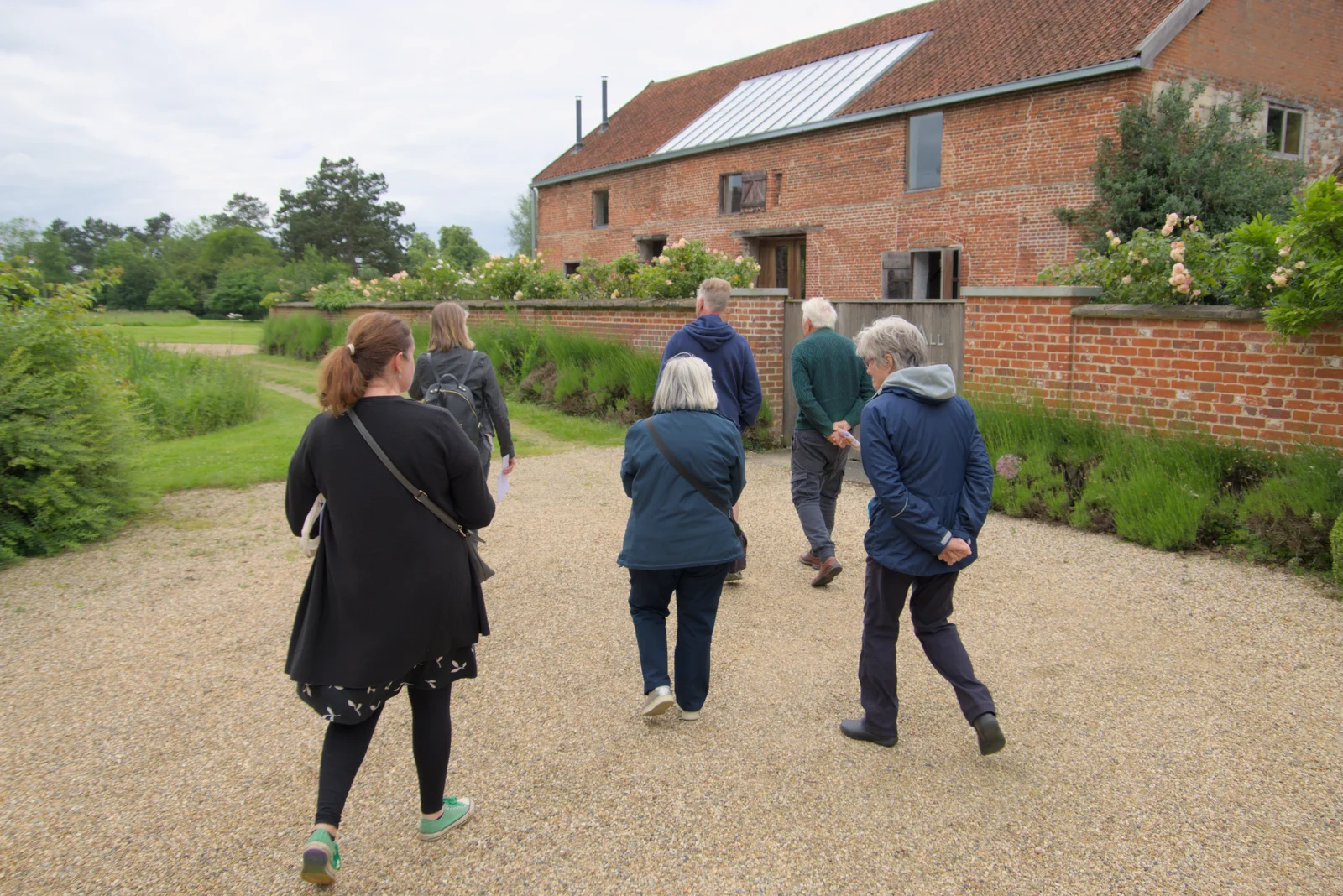 The owners takes us on a tour of the grounds, from Open Gardens, Eye, Suffolk - 9th June 2024