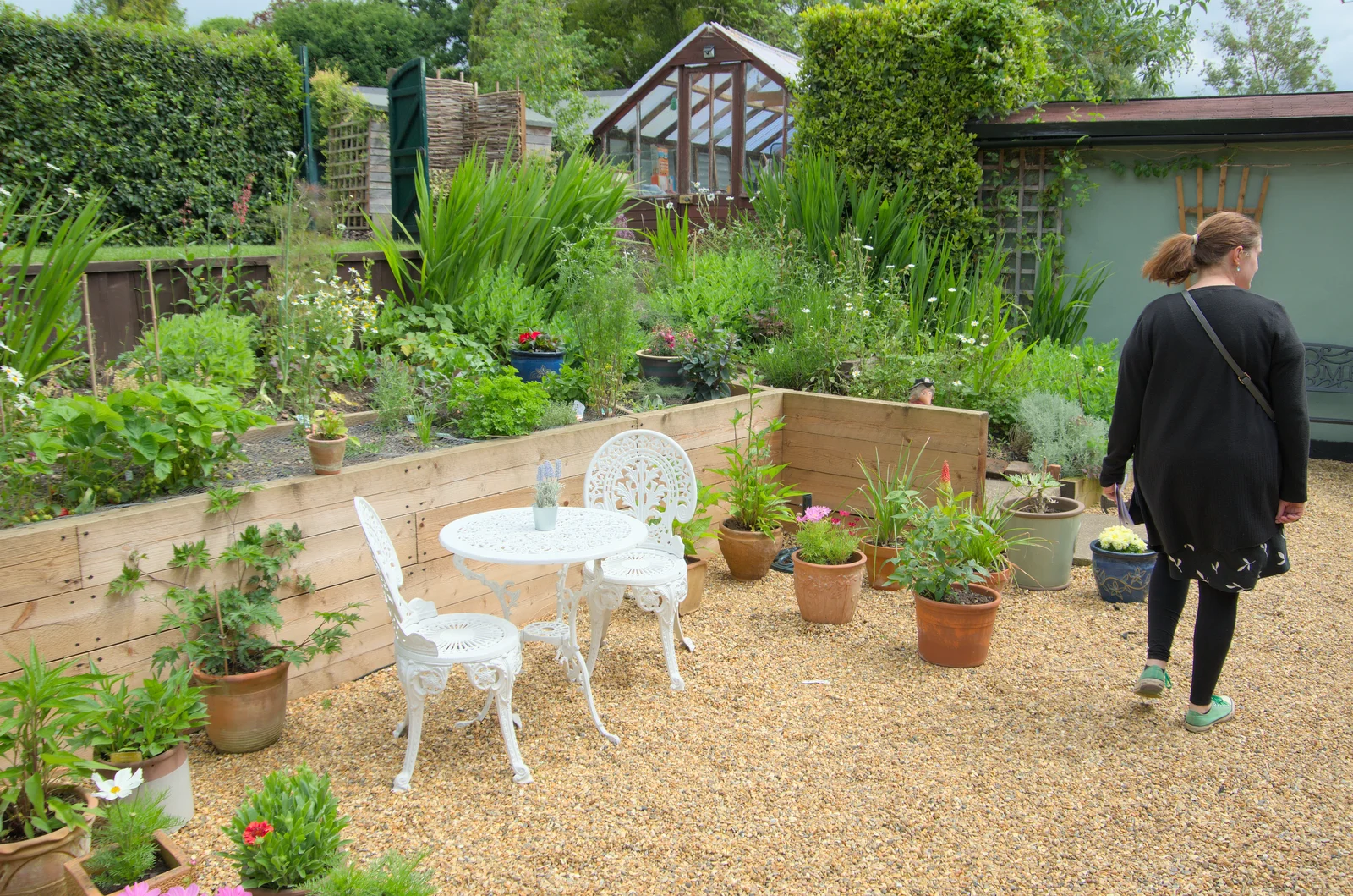 We check out a garden on Lowgate Street, from Open Gardens, Eye, Suffolk - 9th June 2024