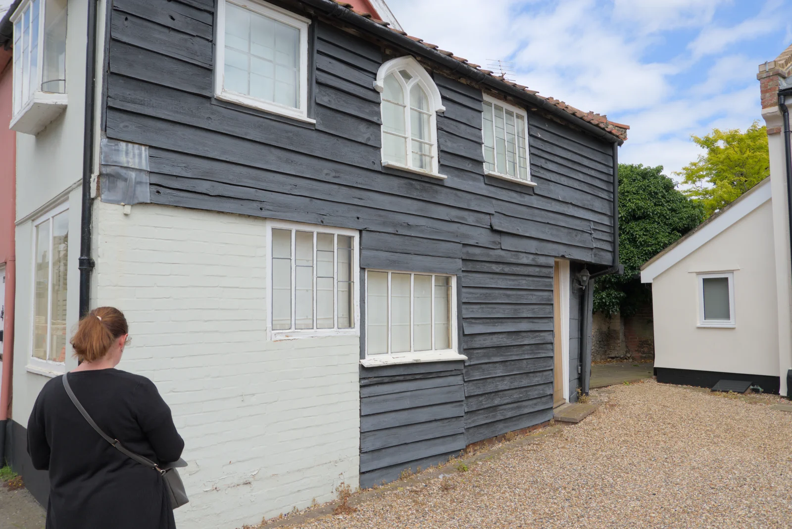 There are a lot of random windows in this house, from Open Gardens, Eye, Suffolk - 9th June 2024