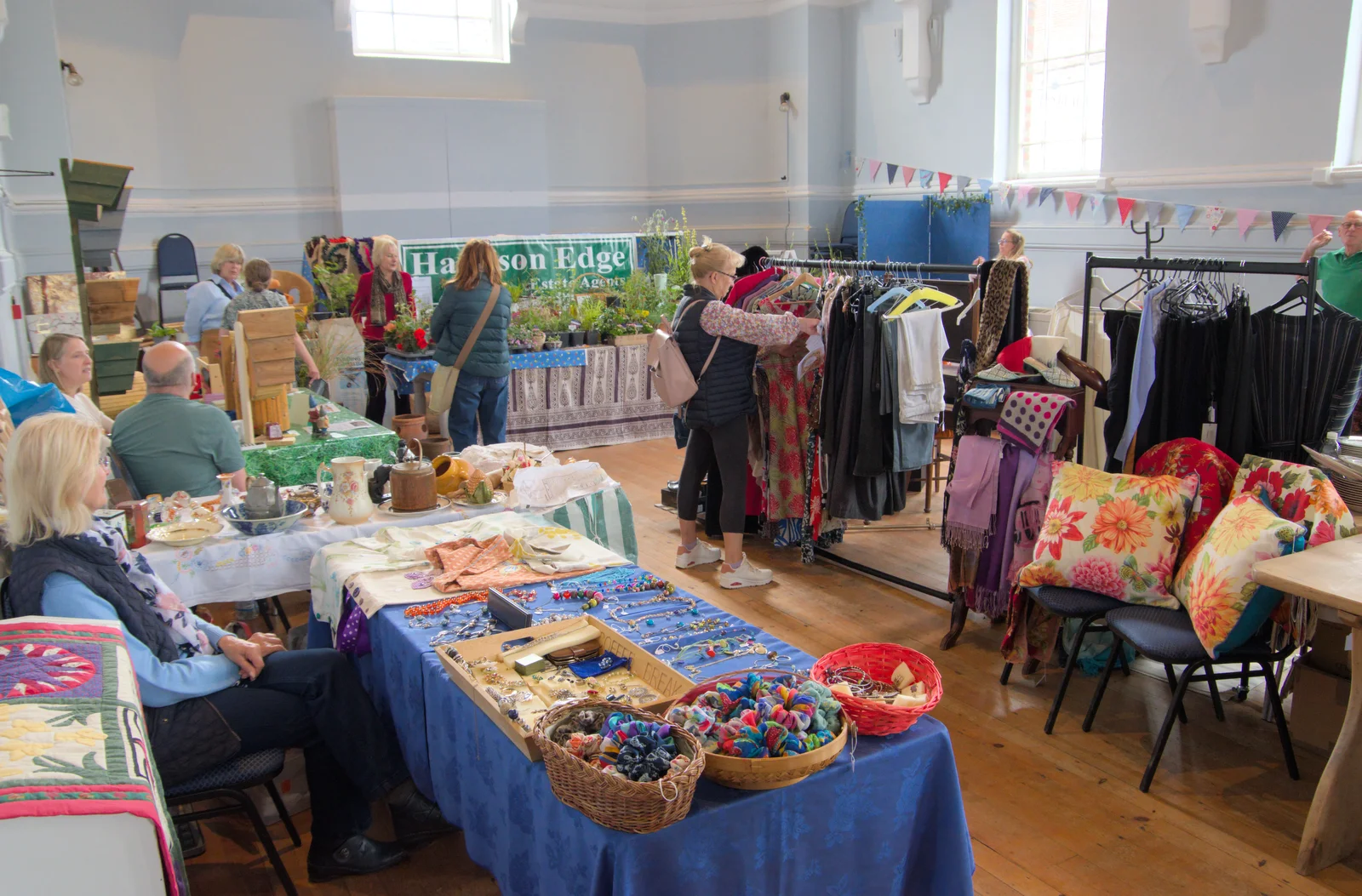 There's a bric-a-brac sale in Eye Town Hall, from Open Gardens, Eye, Suffolk - 9th June 2024