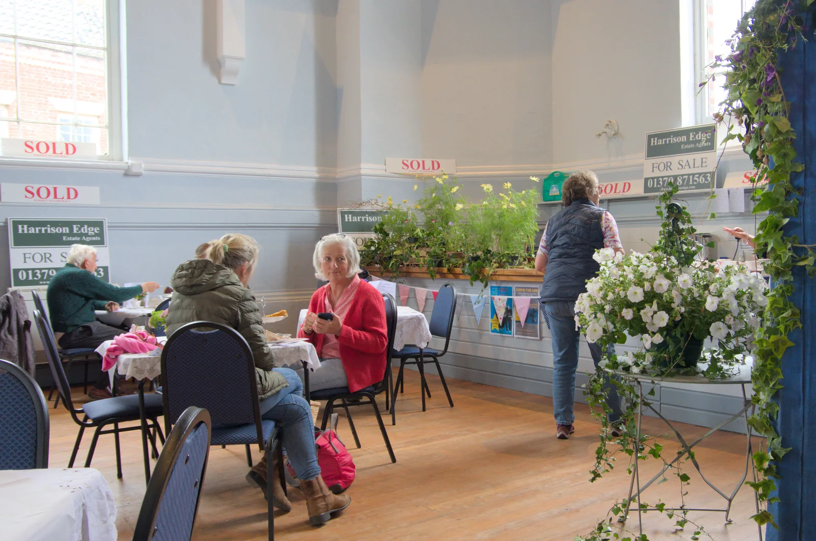 We have a cream tea, but without the cream, from Open Gardens, Eye, Suffolk - 9th June 2024