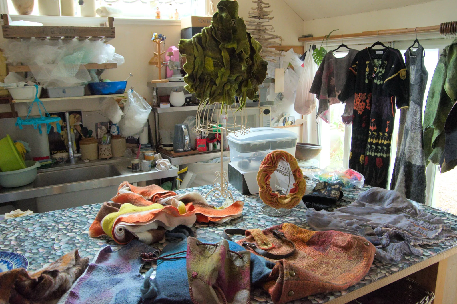 A felting room, from Open Gardens, Eye, Suffolk - 9th June 2024