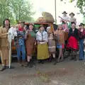 The Palgrave Players get ready for the procession, The Carnival Procession, Diss, Norfolk - 16th June 2024