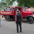 An old-timey van , The Carnival Procession, Diss, Norfolk - 16th June 2024