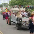 The parade continues down to Mount Street, The Carnival Procession, Diss, Norfolk - 16th June 2024